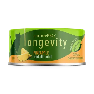 Nurture Pro Cat Longevity with Green Tea Essence GF Chicken & Skipjack Tuna White Meat Pineapple 80g