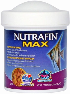 Nutrafin Max - Tropical Fish Flakes (19g)