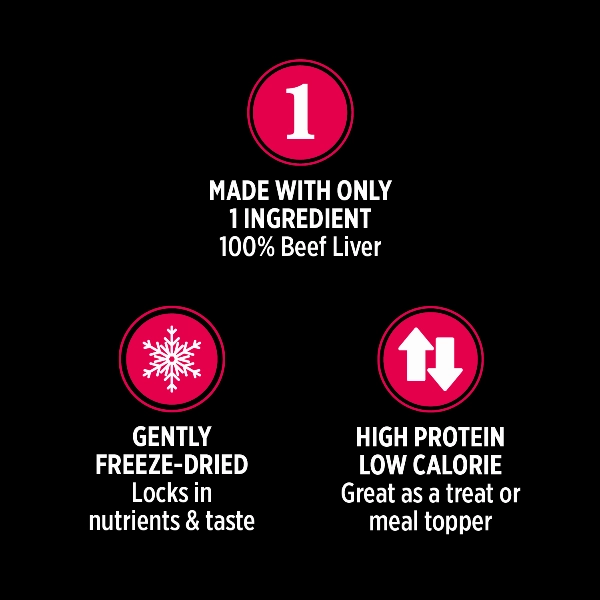Nutrience SubZero Freeze-Dried Beef Liver Dog Treats