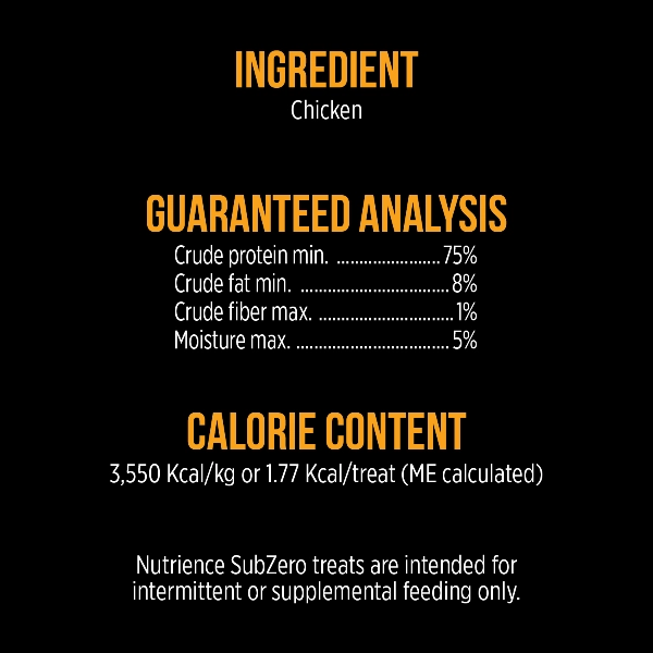 Nutrience SubZero Freeze-Dried Chicken Dog Treats