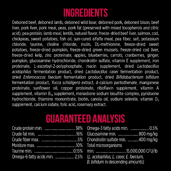 Nutrience SubZero Prairie Red Small Breed Dry Dog Food