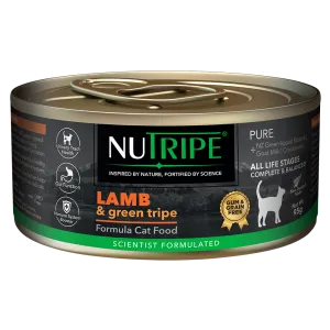 Nutripe Cat Gum & Grain Free Pure Lamb & Green Tripe 95g