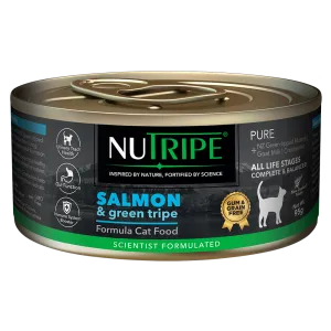Nutripe Cat Gum & Grain Free Pure Salmon & Green Tripe 95g