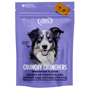 NutriSource Crunchy Crunchers Grain Free Whitefish Dog Treats
