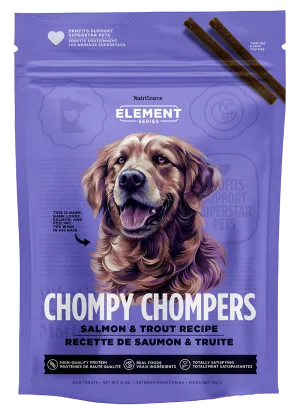 NutriSource Element Series Chompy Chompers Salmon & Trout Dog Treats
