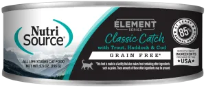 NutriSource Element Series Classic Catch Grain Free Canned Cat Food