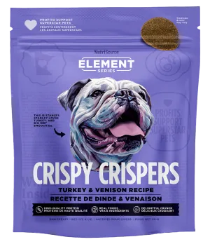 NutriSource Element Series Crispy Crispers Turkey & Venison Dog Treats