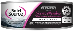 NutriSource Element Series Scenic Meadow Grain Free Canned Cat Food