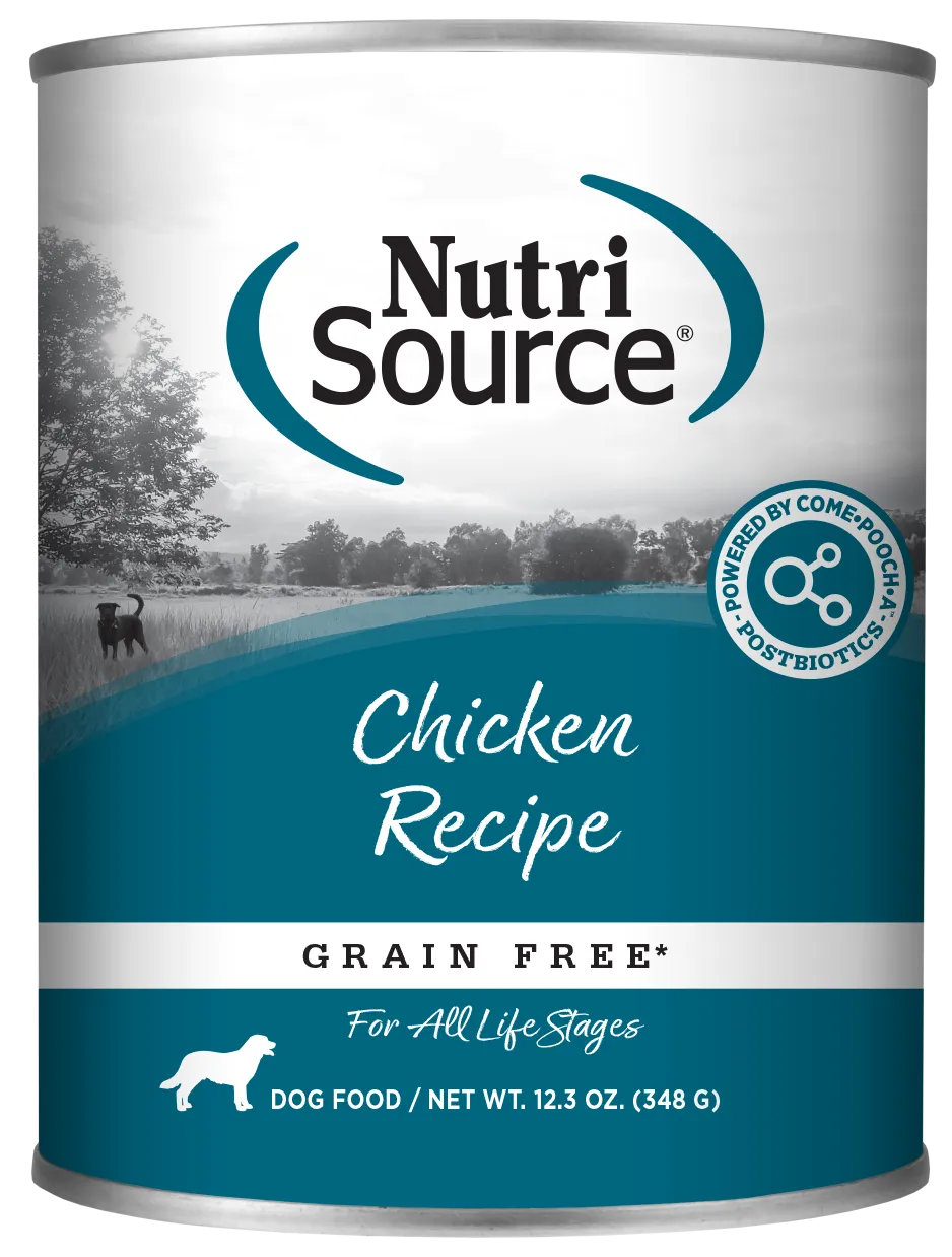 NutriSource Grain Free Chicken Canned Dog Food