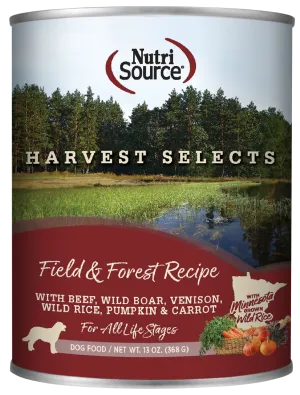 NutriSource Harvest Selects Field & Forest Canned Dog Food