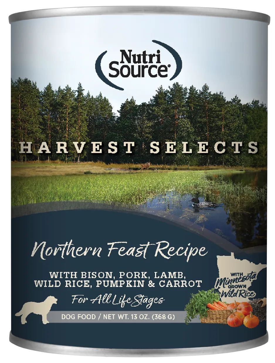 NutriSource Harvest Selects Northern Feast Canned Dog Food
