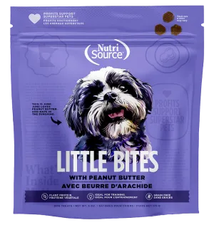 NutriSource Little Bites Grain Free Peanut Butter Dog Treats