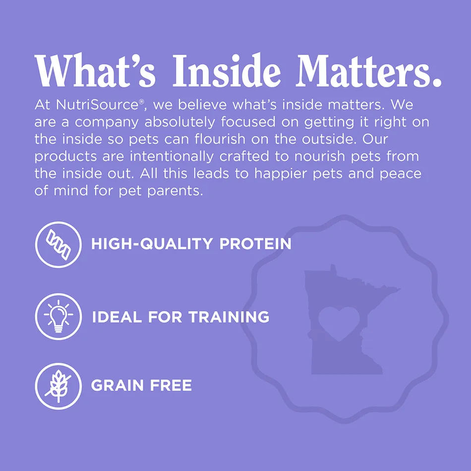 NutriSource Little Bites Grain Free Trout Dog Treats