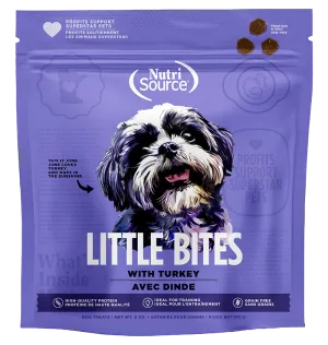 NutriSource Little Bites Grain Free Turkey Dog Treats