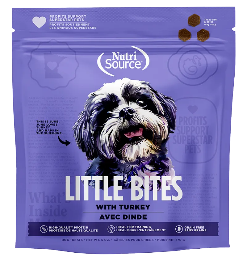 NutriSource Little Bites Grain Free Turkey Dog Treats
