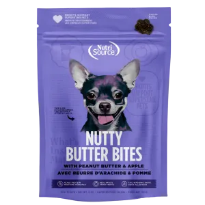 NutriSource Nutty Butter Bites Peanut Butter & Apple Dog Treats