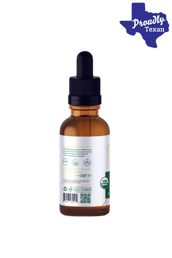 One Farm Organic Pet Hemp Oil