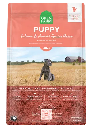 Open Farm Ancient Grains Salmon Puppy Dry Dog Food