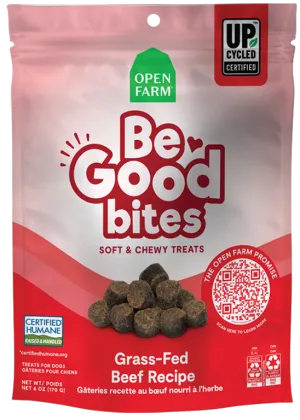Open Farm Be Good Bites Grass-Fed Beef Dog Treats