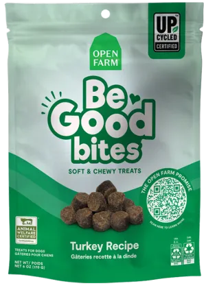 Open Farm Be Good Bites Turkey Dog Treats