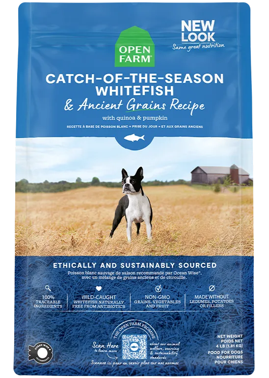 Open Farm Catch of the Season Whitefish & Ancient Grains Dry Dog Food