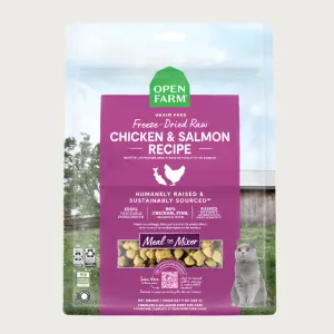 OPEN FARM Freeze-Dried Raw Chicken & Salmon Recipe for Cats