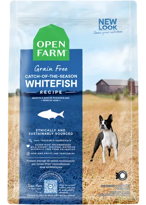 Open Farm Grain Free Catch of the Season Whitefish and Green Lentil Recipe Dry Dog Food