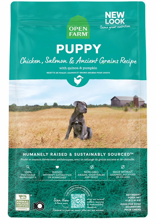 Open Farm Ancient Grains Chicken & Salmon Puppy Dry Dog Food