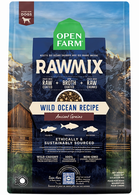 Open Farm Ancient Grains RawMix Wild Ocean Recipe Dog Food