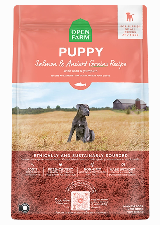 Open Farm Ancient Grains Salmon Puppy Dry Dog Food