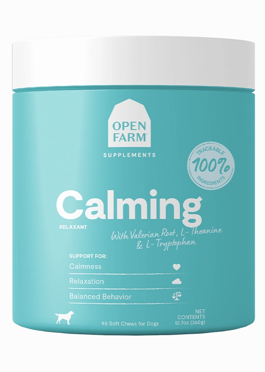 Open Farm Calming Supplement Chews for Dogs
