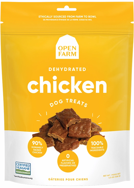 Open Farm Dehydrated Grain Free Chicken Dog Treats