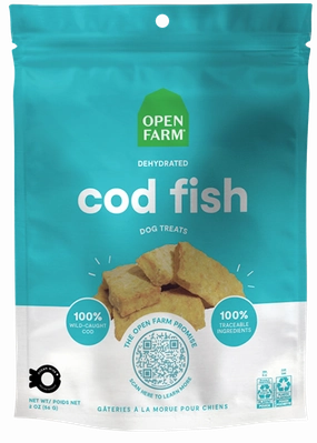 Open Farm Dehydrated Grain Free Cod Gish Dog Treats