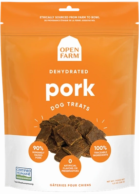 Open Farm Dehydrated Grain Free Pork Dog Treats