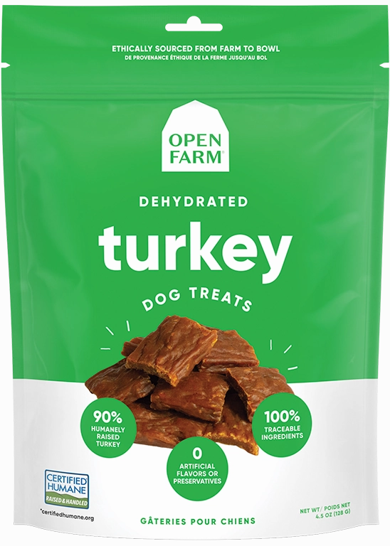 Open Farm Dehydrated Grain Free Turkey Dog Treats