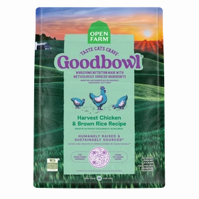 Open Farm GoodBowl Harvest Chicken & Brown Rice Recipe Dry Cat Food