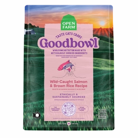 Open Farm GoodBowl Wild-Caught Salmon & Brown Rice Recipe Dry Cat Food