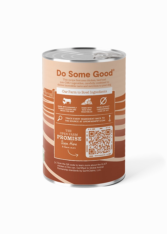 Open Farm Grain Free Chicken & Grass-Fed Beef Pate Wet Dog Food