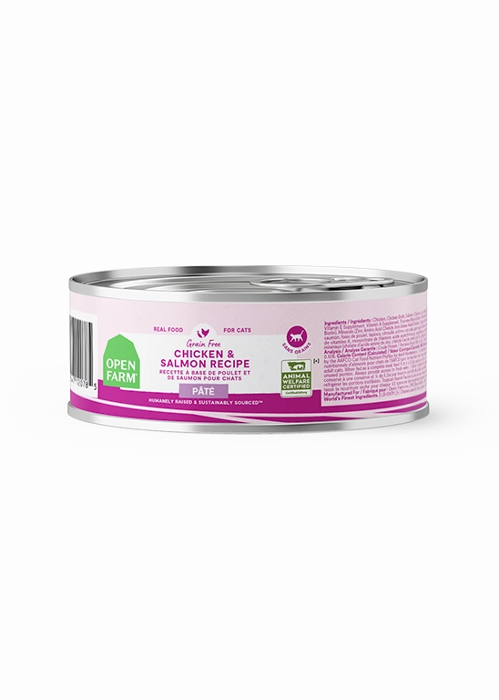 Open Farm Grain Free Chicken & Salmon Pate Wet Cat Food