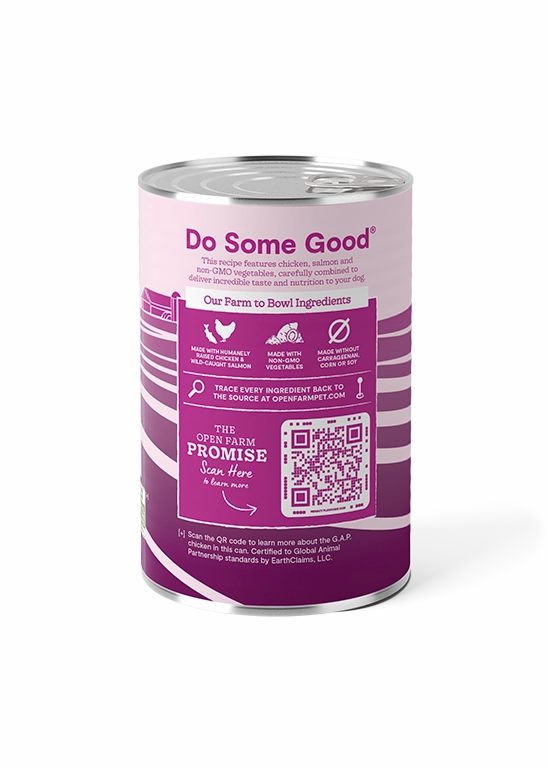 Open Farm Grain Free Chicken & Salmon Pate Wet Dog Food