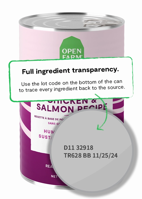Open Farm Grain Free Chicken & Salmon Pate Wet Dog Food