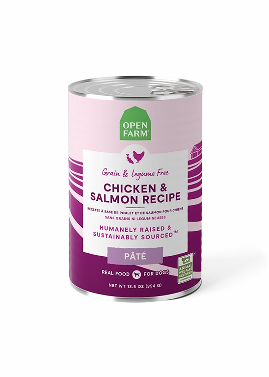 Open Farm Grain Free Chicken & Salmon Pate Wet Dog Food
