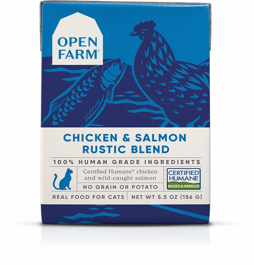 Open Farm Grain Free Chicken & Salmon Recipe Rustic Blend Wet Cat Food