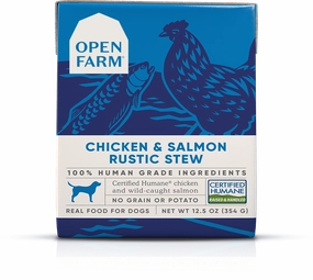 Open Farm Grain Free Chicken & Salmon Recipe Rustic Stew Wet Dog Food