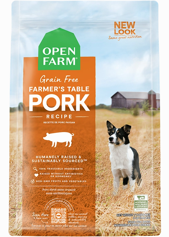 Open Farm Grain Free Farmer's Table Pork Recipe Dry Dog Food