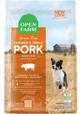 Open Farm Grain Free Farmer's Table Pork Recipe Dry Dog Food