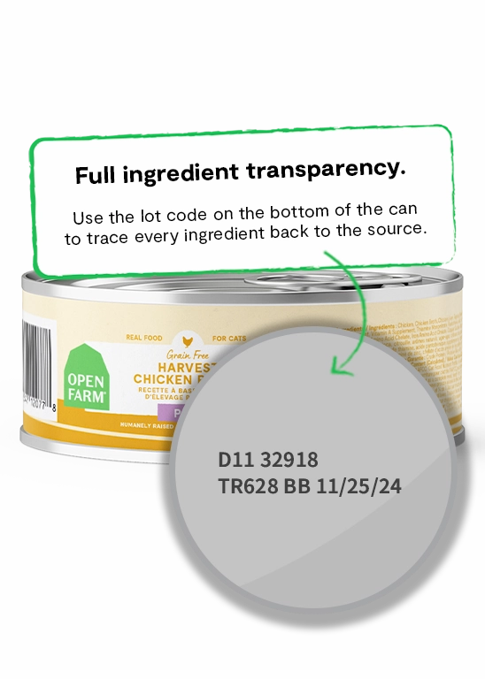 Open Farm Grain Free Harvest Chicken Pate Wet Cat Food