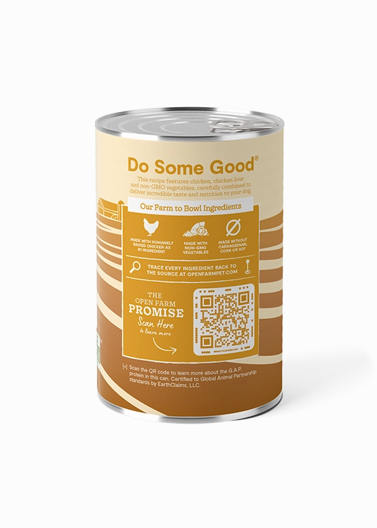 Open Farm Grain Free Harvest Chicken Pate Wet Dog Food
