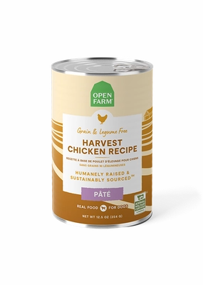 Open Farm Grain Free Harvest Chicken Pate Wet Dog Food