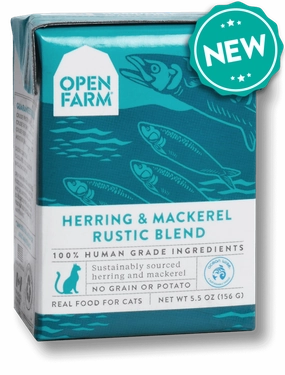 Open Farm Grain Free Herring & Mackerel Recipe Rustic Blend Wet Cat Food